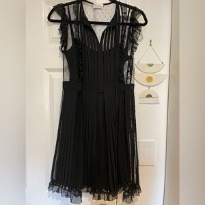 RED Valentino Sheer Trim Dress